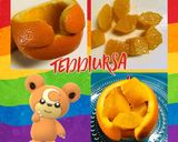 オレンジでヒメグマ♡フルーツカッティング作り方6写真