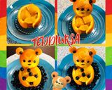 オレンジでヒメグマ♡フルーツカッティング作り方7写真
