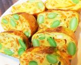 鮮やか！人参と枝豆の玉子焼き☆　作り方10写真