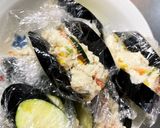 レンジなすと豆腐オイマヨミルフィーユ蒸し作り方18写真