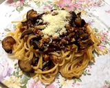 茄子と鶏ひき肉のボロネーゼ風パスタ作り方13写真