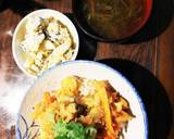 甘辛煮含めかき揚げ丼★☆作り方6写真