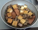 サイコロステーキ醤油味!(^^)!作り方2写真