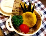 お弁当にハートのかぼちゃサラダ作り方7写真
