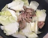 酒と塩胡椒のみで！白菜と豚肉の激うま塩煮作り方4写真