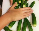 小学生がつくる！オクラのおひたし作り方3写真