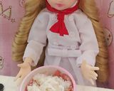リカちゃんサイズ♡てりやきハンバーグꕤ作り方3写真