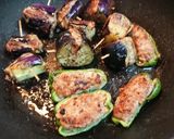 ピーマンの肉詰め&茄子の肉詰め作り方6写真