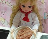 リカちゃんサイズ♡ハンバーグ(カレー味)作り方7写真