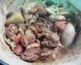 ヤンニョムチキンの煮込み作り方2写真