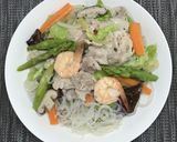 糖質オフ☆乾燥こんにゃくパスタで八宝菜作り方19写真