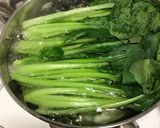 クルミいり小松菜の和え物 ロングセラー作り方1写真