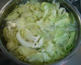 タコとキャベツの和風パスタ作り方4写真