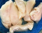 レンジなすと鶏胸肉重ねトマトマヨ黒酢あん作り方2写真