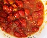 レンジなすと鶏胸肉重ねトマトマヨ黒酢あん作り方22写真