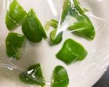 レンジなすと鶏胸肉重ねトマトマヨ黒酢あん作り方28写真