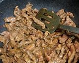 牛肉カルビのピリ辛炒め！野菜たっぷりです作り方5写真