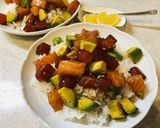 おかわり注意報発令中！ぼくのアヒポキ丼！作り方4写真