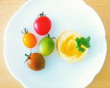 ミニトマトをちょこんと♡作り方4写真