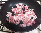 キャベツと豚肉と獅子唐のごま酢味噌炒め♪作り方4写真