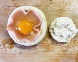 ハムエッグチーズイングリッシュマフィン作り方3写真