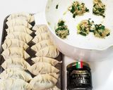 食感と薫り♥️蓮根とトリュフの餃子作り方6写真