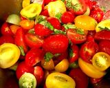 三色プチトマトのバジル風味マリネ作り方3写真