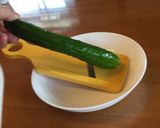 きゅうりの新食感♪斜め輪切スライスの勧め作り方5写真