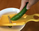 きゅうりの新食感♪斜め輪切スライスの勧め作り方6写真