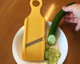 きゅうりの新食感♪斜め輪切スライスの勧め作り方7写真