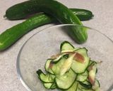 きゅうりの新食感♪斜め輪切スライスの勧め作り方9写真