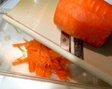 レンジで簡単！にんじんの七味ゴマ油和え作り方1写真