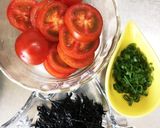 磯の風味＊トマトとひじきのマリネサラダ作り方1写真