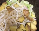 ニンニクたっぷりじゃがいも入り焼きそば作り方4写真