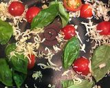 簡単!しらすとトマトバジルのオイルパスタ作り方4写真