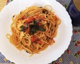 トマトと大葉の簡単パスタ作り方7写真