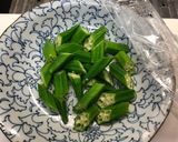 さっぱりオクラを電子レンジで作り方8写真