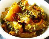 豚ばらズッキーニなすゴーヤ！夏野菜カレー作り方26写真