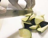 猛暑に！茄子のおひたしとツナの冷製パスタ作り方2写真