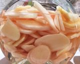 新生姜のらっきょう酢漬け作り方7写真