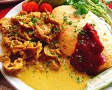オムライスに【ポークカレーソース】動画有作り方14写真