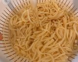 レンジで簡単！蒸し麺で、豚骨醤油のつけ麺作り方3写真