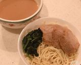 レンジで簡単！蒸し麺で、豚骨醤油のつけ麺作り方7写真