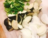 豚肉ピーマン茄子でソーメンチャンプルー♪作り方1写真