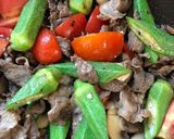 牛肉・トマトのマスタード炒め＊簡単作り方5写真