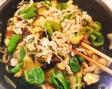 豚肉ピーマン茄子でソーメンチャンプルー♪作り方5写真
