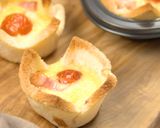 チェリートマトの食パンキッシュ作り方4写真