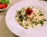 超簡単 クリーミーたらこうどん作り方6写真