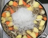 糖質オフ☆乾燥こんにゃくパスタで肉じゃが作り方11写真