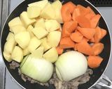 糖質オフ☆乾燥こんにゃくパスタで肉じゃが作り方8写真